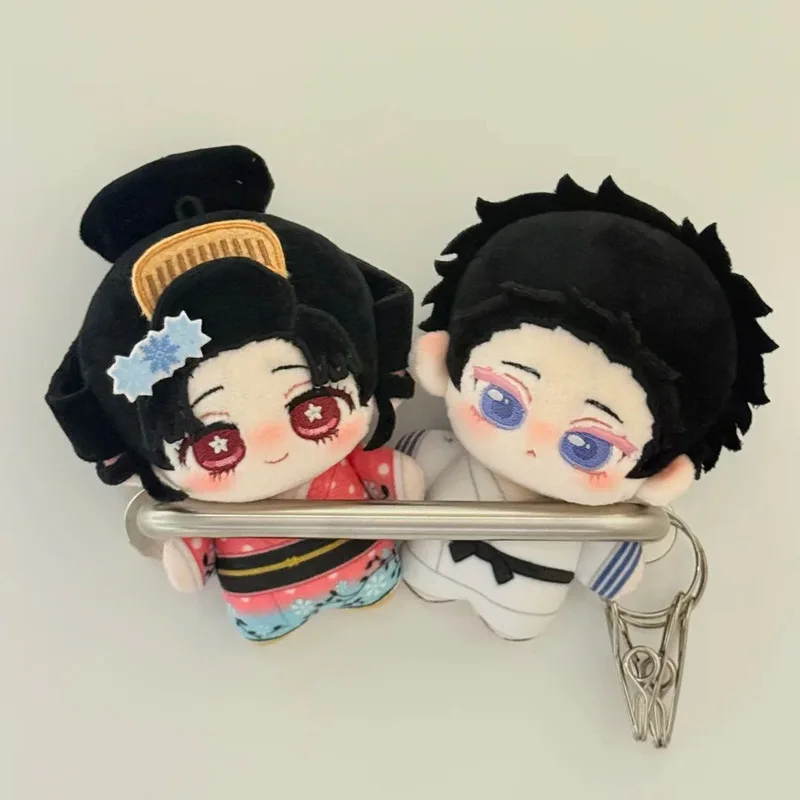 

New Demon Slayer Kokichi Akaza 10cm Cute Nunu Style Renxue Themed Cotton Plush Doll Soft Stuffed Toy Collectible Gift