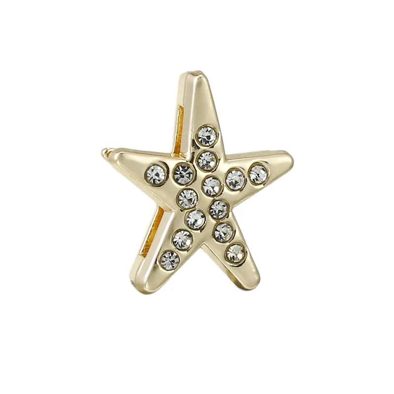 BAOPON Gold Color 10mm Watchband Charm Beads Fit DIY Mesh Keeper Bracelets Bangles For Women Girlfriend Jewelry Making Wholesale