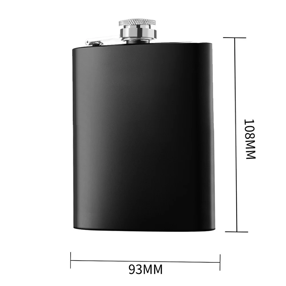 6-12oz Stainless Steel Whiskey Liquor Pocket Wine Bottle Pocket Alcohol Bottle Portable 304 Whisky Flask Metal Wine Pot Tools