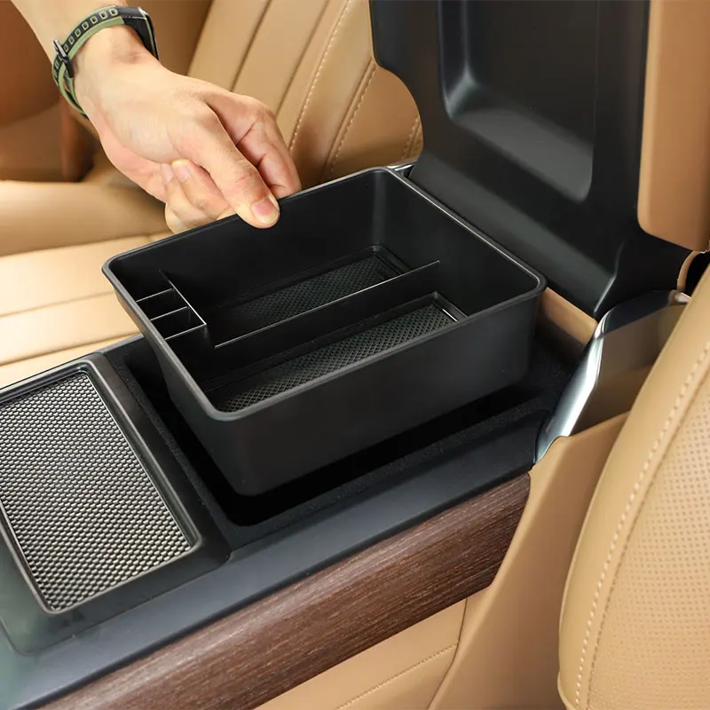 

For Land Rover Range Rover Sport Vogue Autobiography 23-24 Car Central Control Armrest Box Storage Box ABS Storage Accessories
