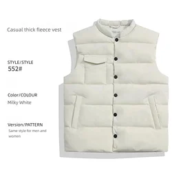 Men's Sleeveless Puffer Jacket 2024 New Autumn Spring Lightweight Water-Resistant Packable Men Down Vest Coat Plus Size