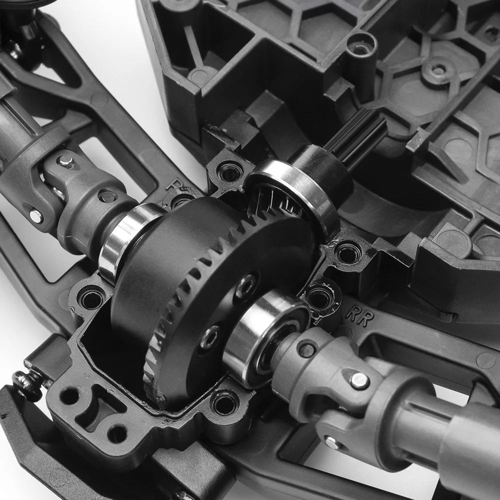 AXSPEED 40cr فولاذ 47 + 12T ترس نقل أمامي/خلفي لـ Traxxas 1/16 Mini Maxx 2S RC ملحقات أجزاء ترقية السيارة