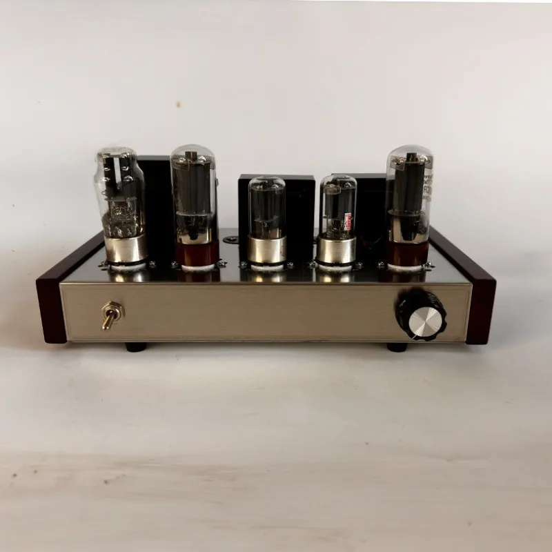 12W+12W 6F2 Push 6P1 Push-Pull Tube Amplifier Full-Bridge Rectification 6F2 + Kit/Finished