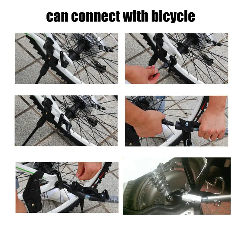 20 Inch Bike Cargo Luggage Trailer With Rain Cover, Aluminium Alloy Frame Bicycle Trailer, Luggage Cart, Mountain Bike Trailer