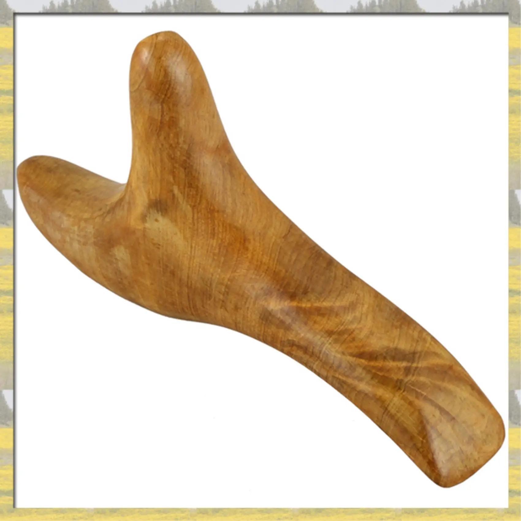 

Hot Sale 3X Wooden Body Foot Neck Relax Blood Circulation Massager Triangular Spa Reflexology Massage Stick Tool
