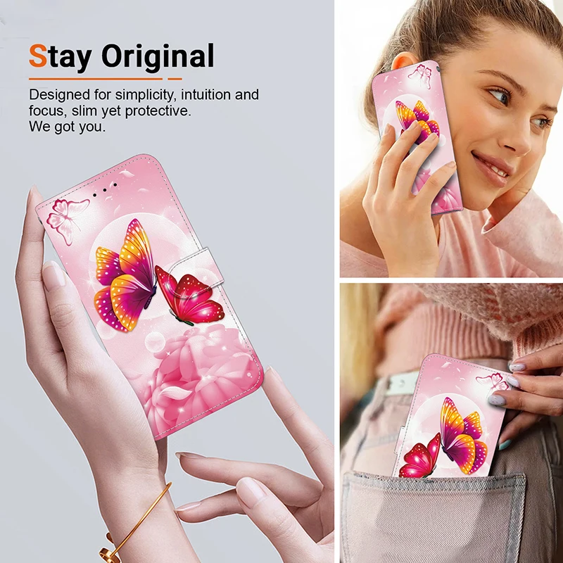 Stand Flip Wallet Case For Huawei Nova 14 Pro 14 Ultra Magnetic Flip Painted Pattern Wallet Case