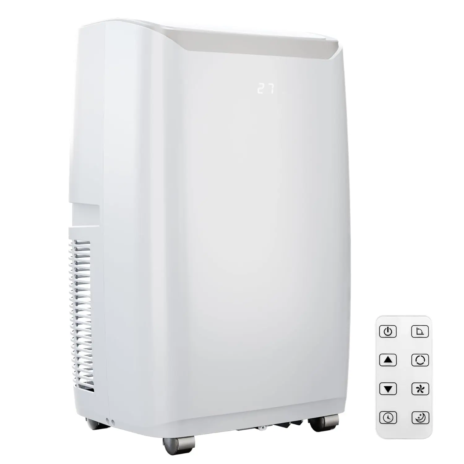 

Портативный кондиционер 12000 BTU, охлаждает до 550 кв. футов, бесшумный, 3-в-1, с пультом ДУ и индивидуальными настройками