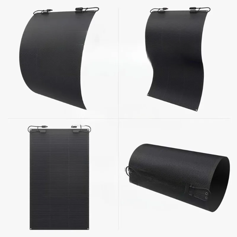 Looook Store Flexible ETFE Solar Panel 100W-400W Bendable Monocrystalline for RV Camping Van Off-Grid 12V/24V Charging System