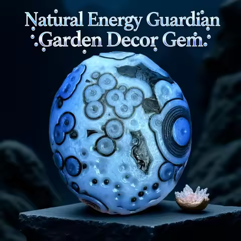 Natural Sardonyx Black Agate Alxa Gobi Eye Rock Mineral Specimen Energy Crystal Chakra Reiki Healing Stone Garden Decor DD1-8