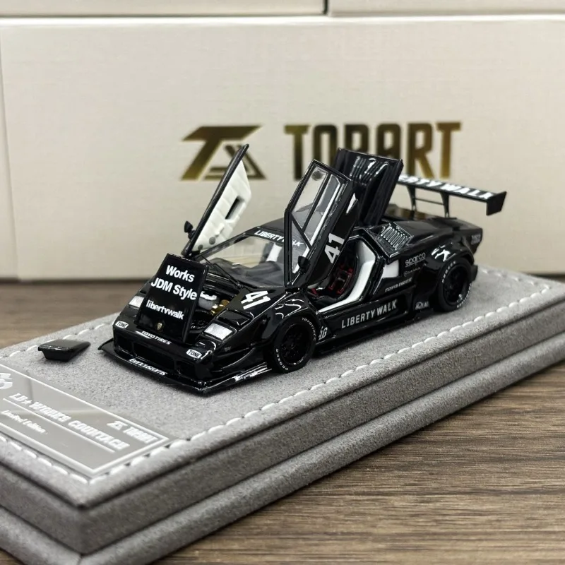 

В наличии 1:64 Liberty Walk Countach Contash 41. # Модель автомобиля из литого под давлением сплава, праздничная подарочная игрушка для мальчиков, коллекционные украшения для взрослых.