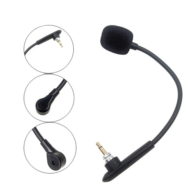 Industrial Grade Game Headphone Mic Direct Insert Headset Microphone Noise Canceling Simple Installation fit for A40 95AF