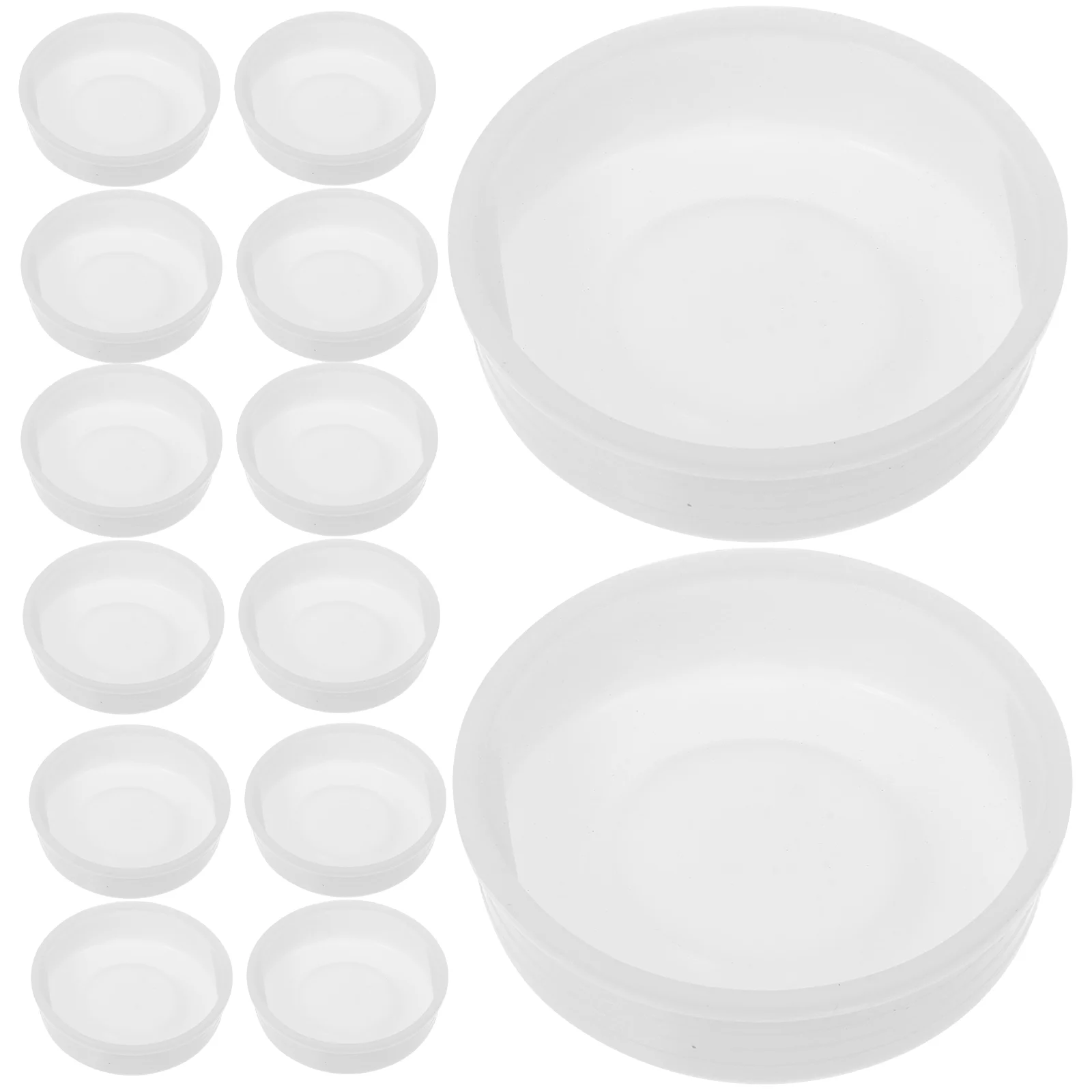 20 Pcs Mailing Tube End Caps Painting Paper Kraft Plastic Convenient Round Plug