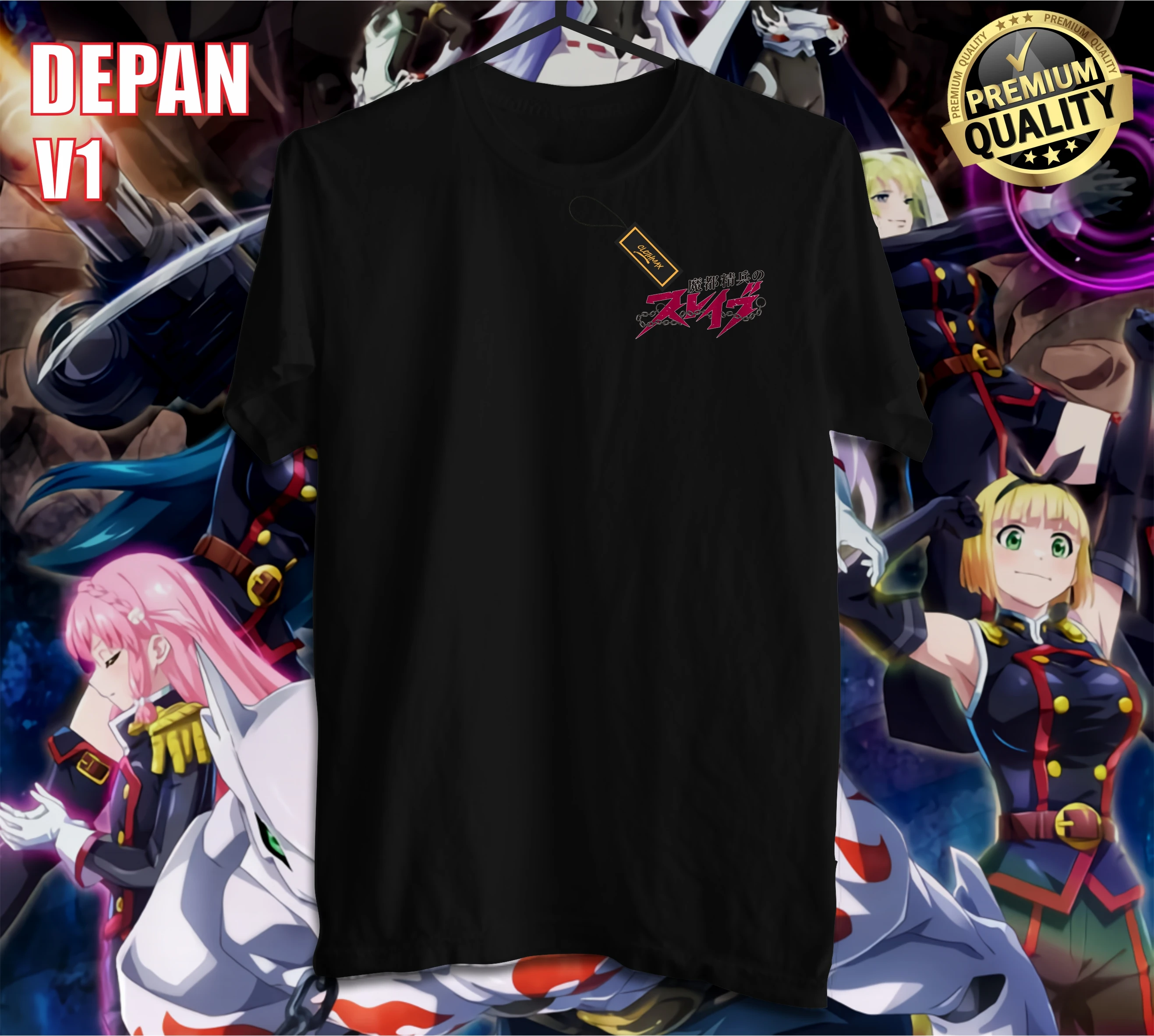 Kaos Baju Tshirt Anime Izumo Tenka Mato Seihei No Slave Chained Soldier Kyouka Uzen Yuuki Wakura