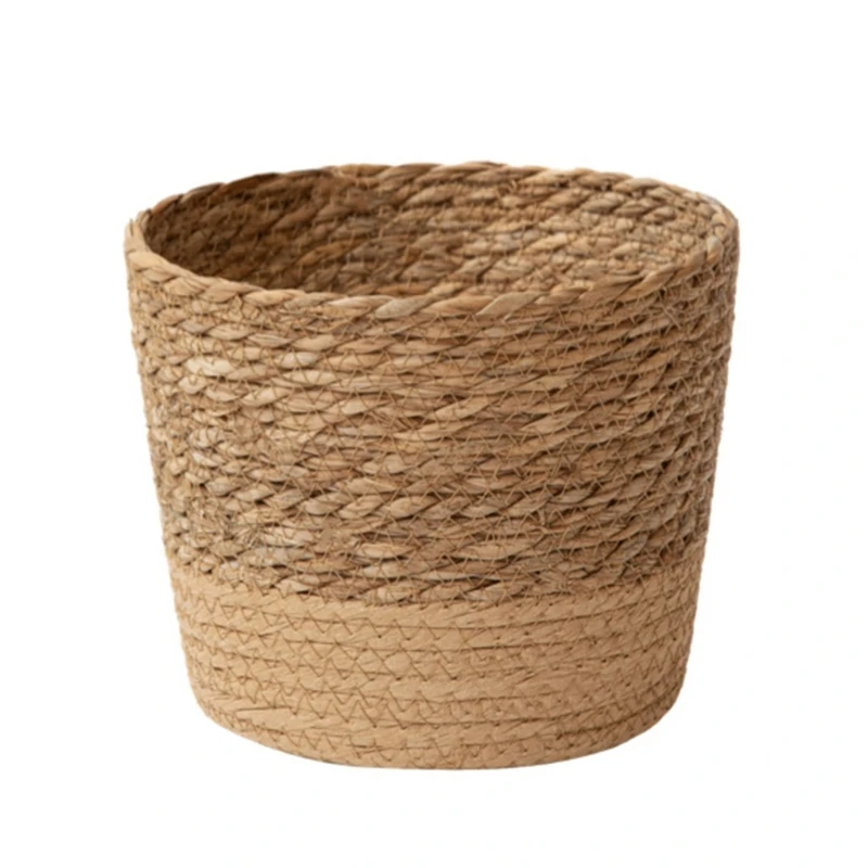 Basket Planters Flower Pots Cover Storage Basket Plant Containers Hand Woven