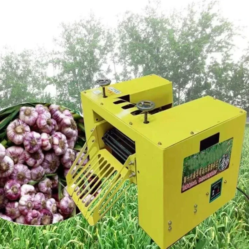 Efficient Portle Electric Model Garlic Root And Stem Cutting Hine