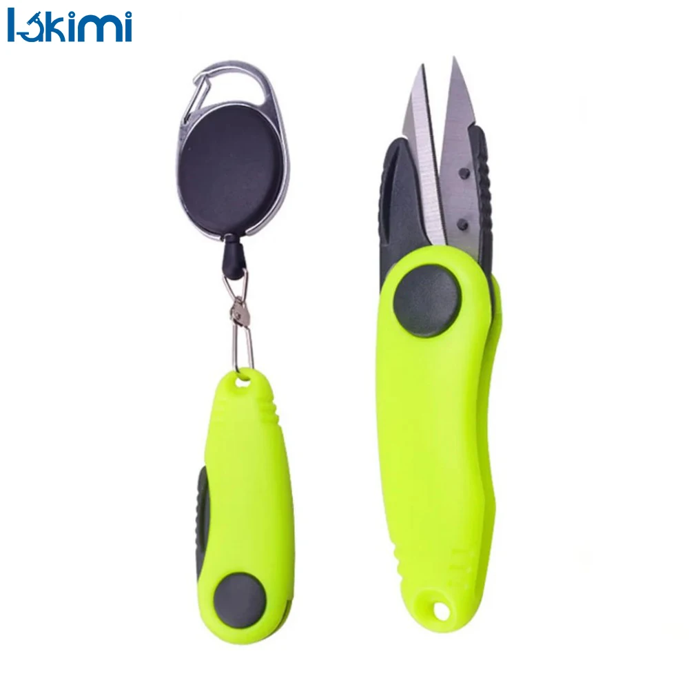 Fishing Quick Knot Tool Kit Shrimp-Shaped Stainless Steel Fish Scissors Accessories Fishing Line Cutter Clipper Nipper LK-AA148