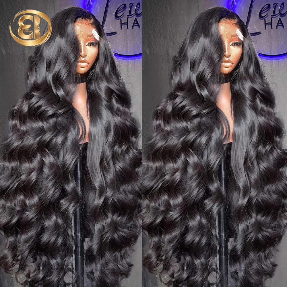

13x6 Body Wave HD Transparent Lace Front Human Hair Wig 36 40 Inch Pre Preplucked 5x5 250 Density Wig Brazilian Wigs For Women