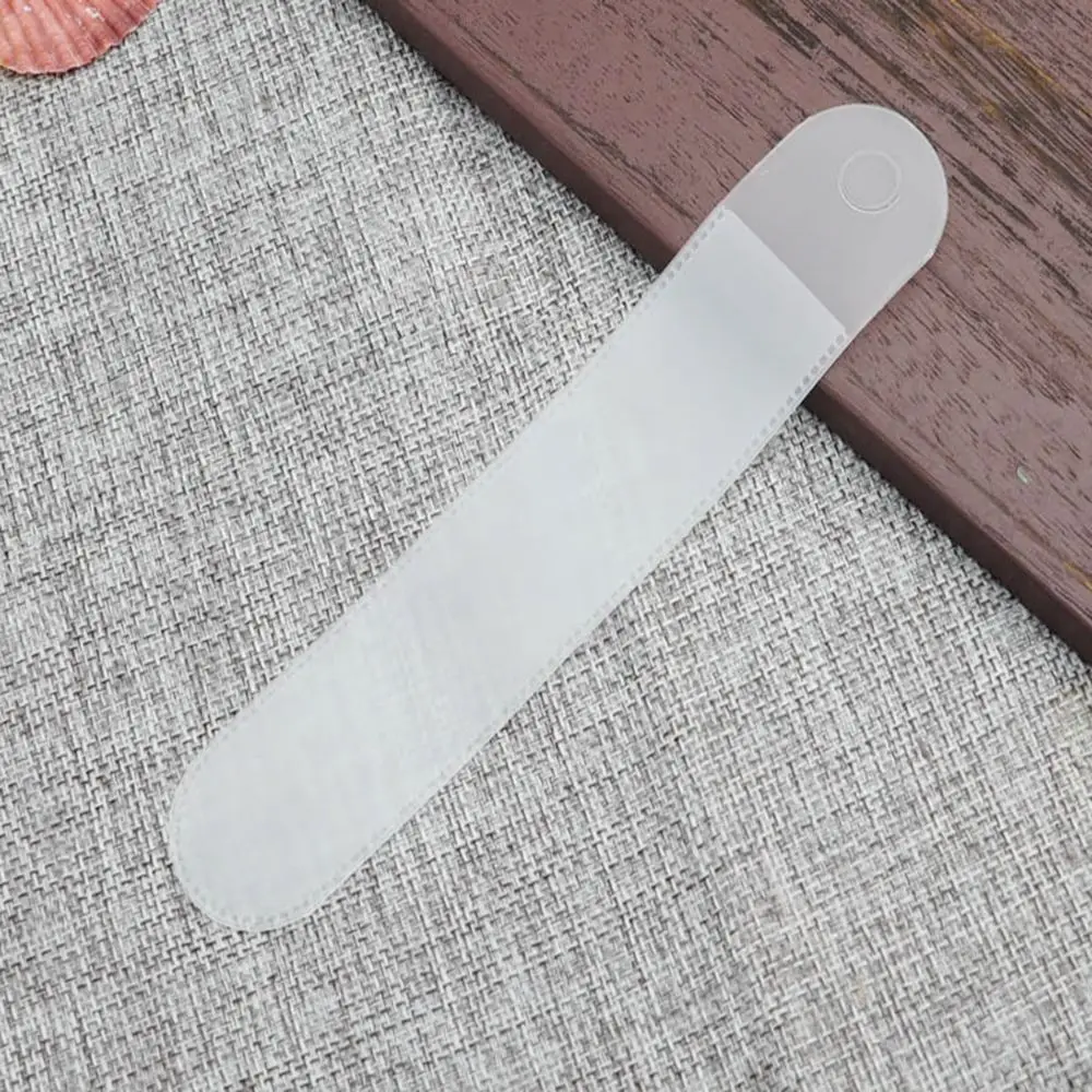 

5PCS Business Affairs Round Frosted Plastic Pencil Bag Pen Pouch Translucent