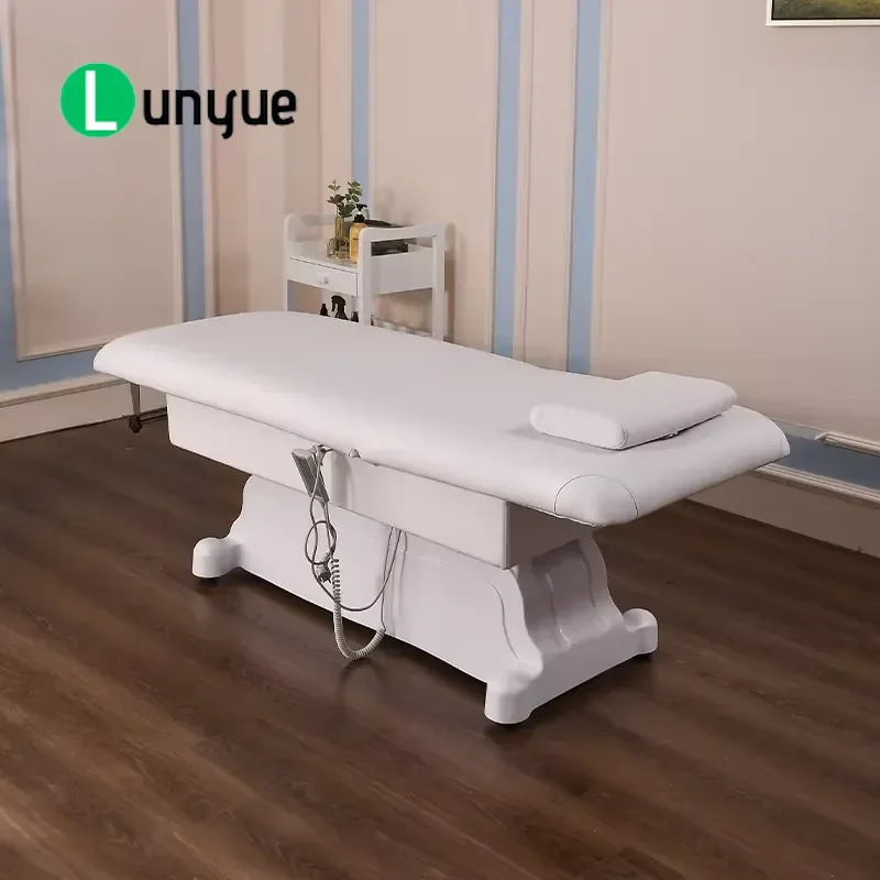 2 Motor Electric Beauty Bed Adjustable Backrest Leg Rest For Spa Clinic Treatment Furniture Comfortable Durable Design
