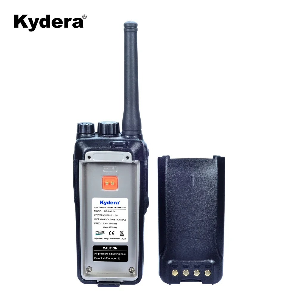 KYD DR-880UV UHF & VHF SFR Repeater Functions Dual Band DMR Two Way Radio Encrypted Walkie Talkie Full Duplex