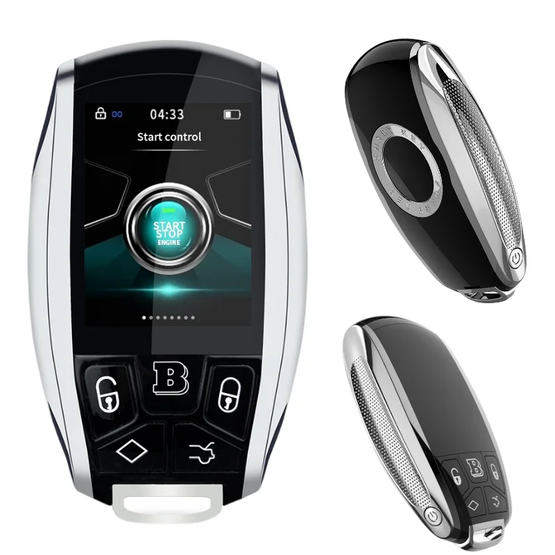 New Smart Remote Control LCD Car Key Universal For all Keyless start Cars High-definition Screen large-capacity Lithium Battery