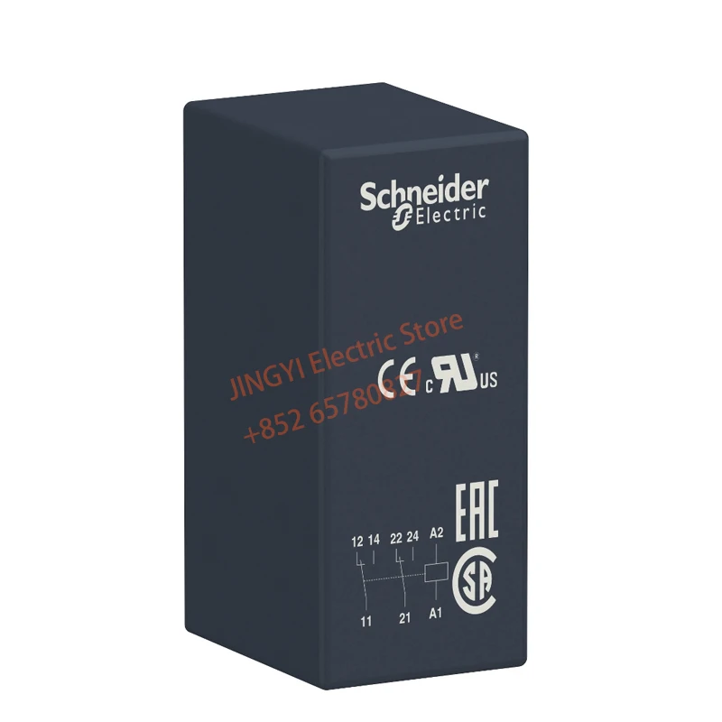 Schneider Original RSB2A080M7 small relay,2 C/O - 220 V AC - 8 A RSB connector type intermediate relay - no test button 2NO+2NC image 6