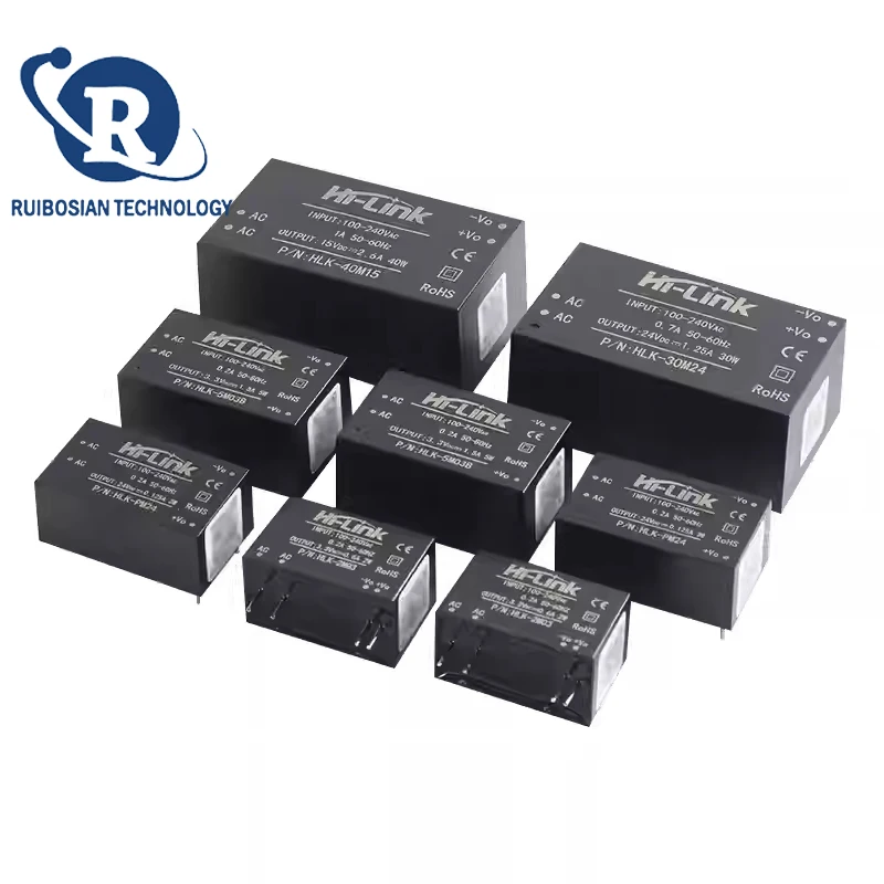 1pcs 100% New HLK-2M03 HLK-2M05 HLK-2M09 HLK-2M12 HLK-2M15 HLK-2M24 3M03B 10M05 5M05B  3M05B 15M05C 20M05 30M12 40M12 HLK-40M24