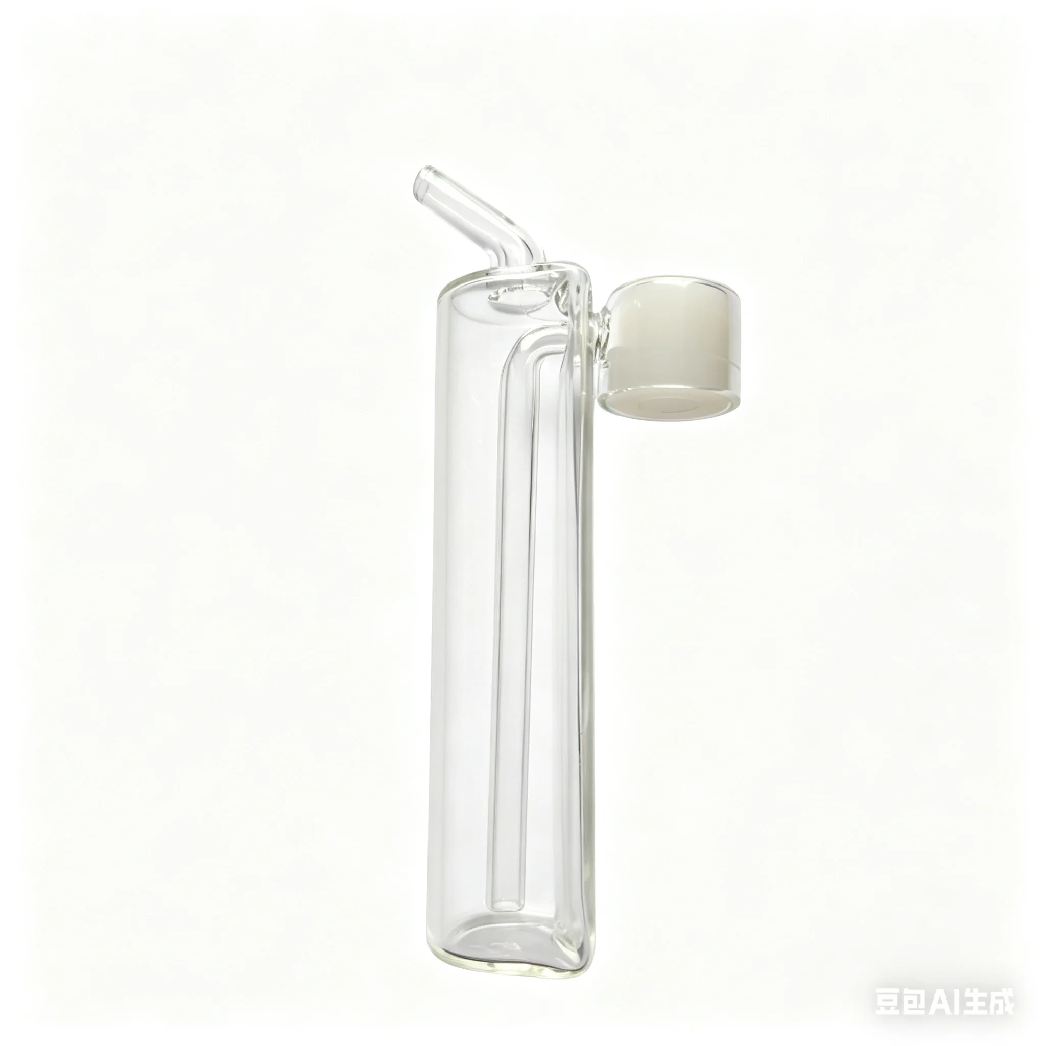 

Glass Hookah Attachment for Al Fakher Water Filter Mini Travel Glass Accessories with Hose Set Durable Reusable Glass Kit