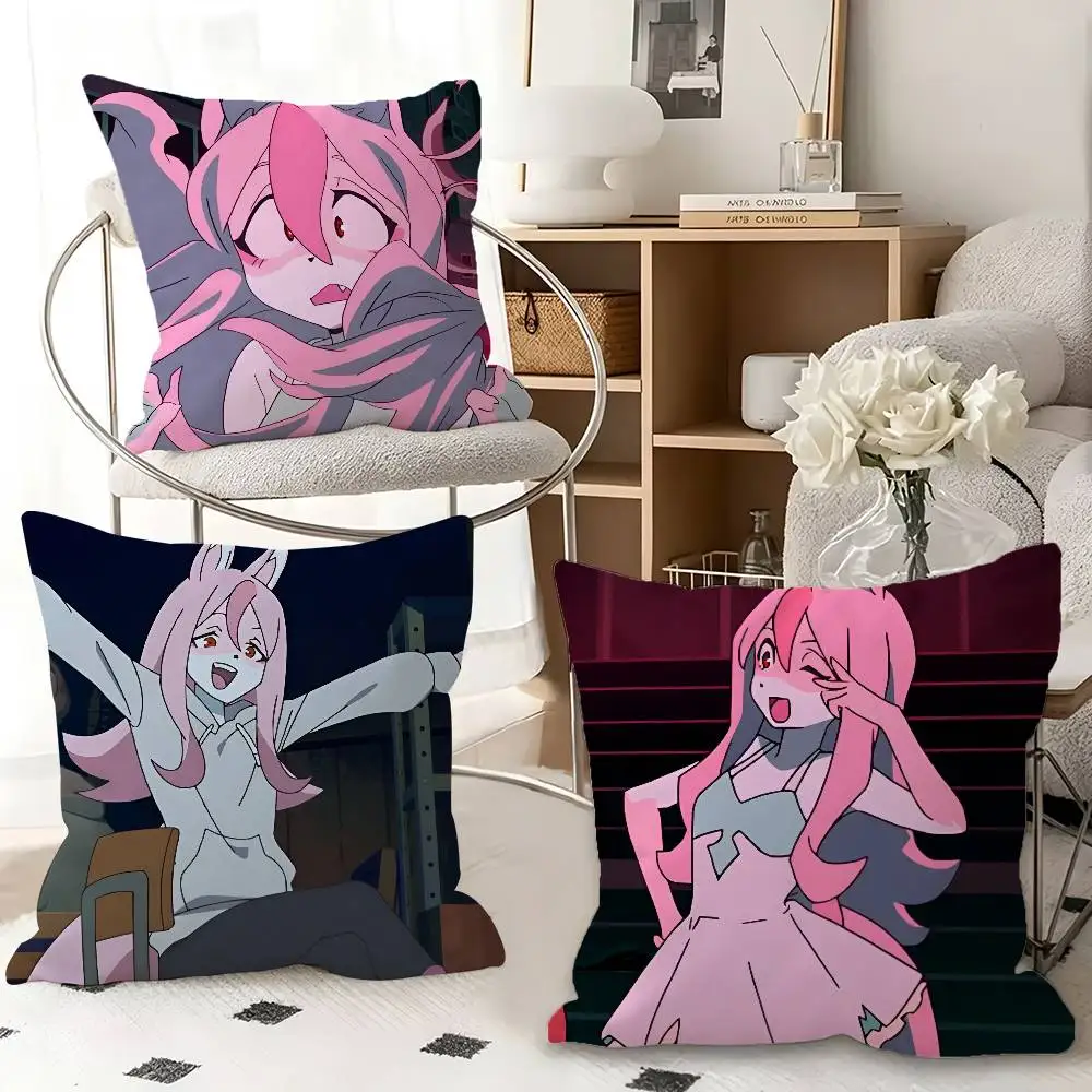 1pc Nazuna Hiwatashi Pillow Case Fashion Square Pillowcase Bedroom Sofa Room Ins Decoration Leisure