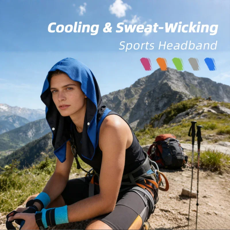 Magic Instant Chilly Towel for Neck Cooling Microfiber Soft Summer Gift for Men Dad Construction Worker