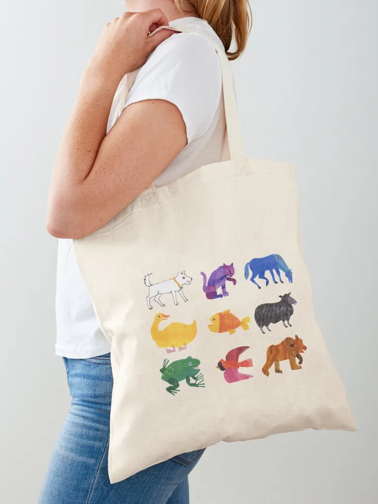 

Eric Carle Animals Tote Bag tote bag men's university shopper bag Cloth tote university