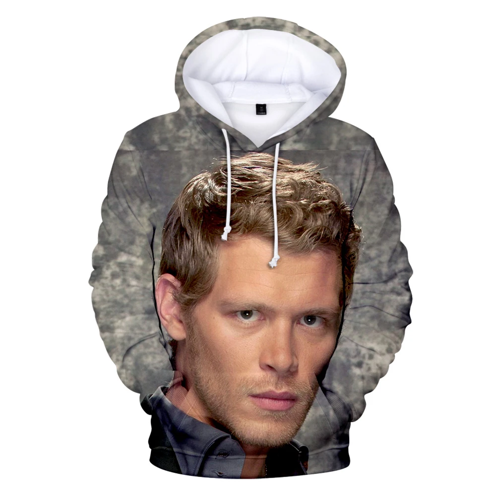 

Классические популярные толстовки с 3D-принтом Niklaus Mikaelson The Originals, толстовки с длинными рукавами для мужчин и женщин, повседневные пуловеры