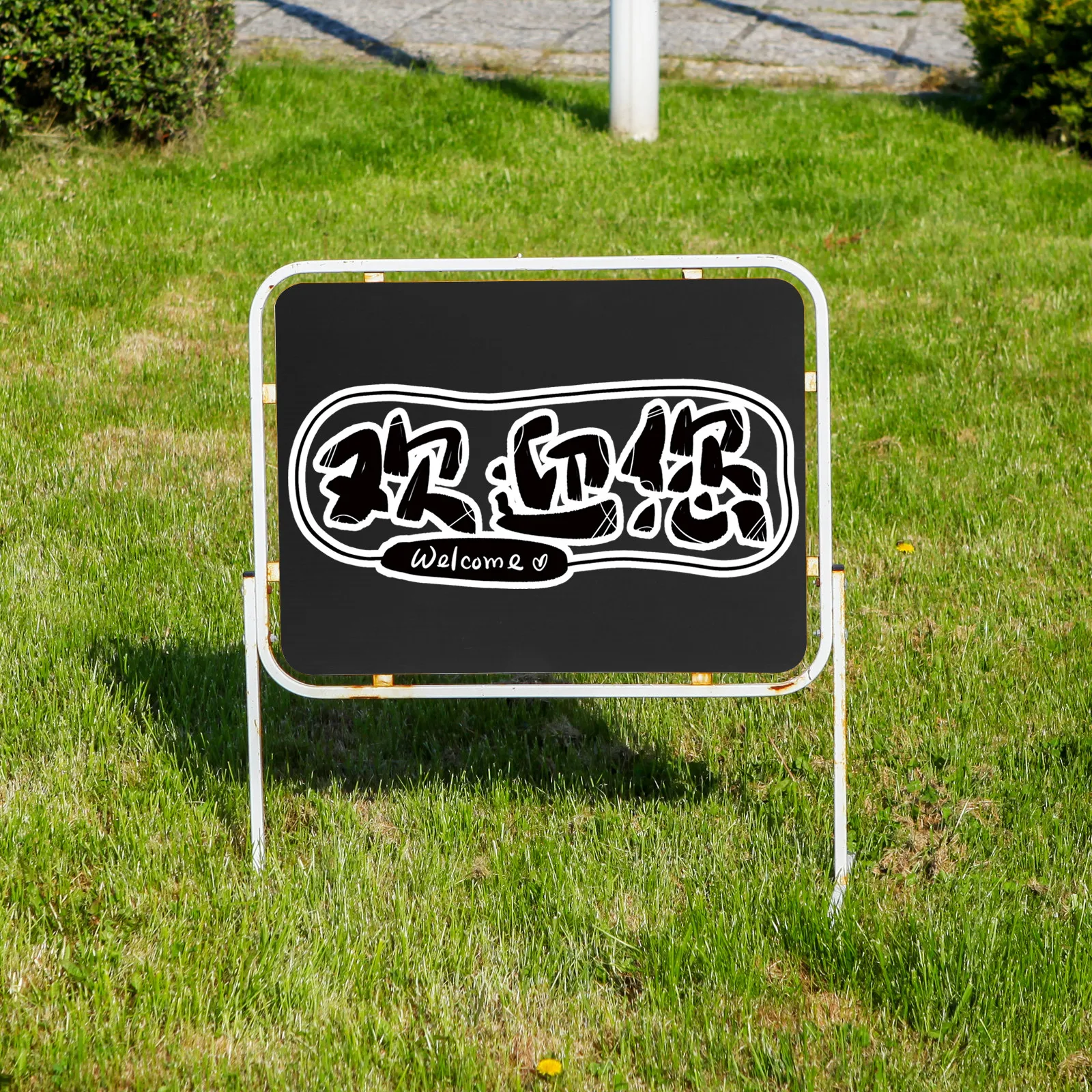 10 Stück schwarze Wellpappe-Le – Yard Sign Blank Bewertung und Preis