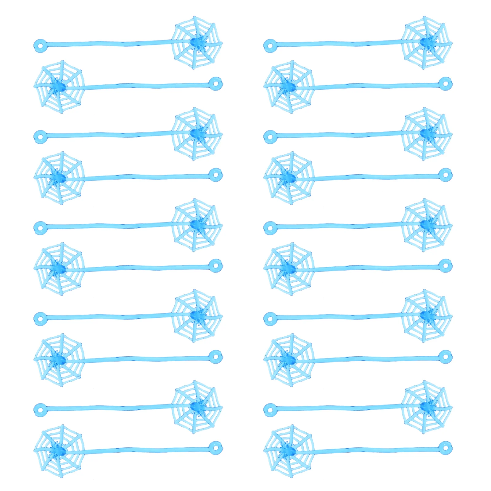 20 قطعة ألعاب لزجة مرنة لزجة شبكة العنكبوت ألعاب قابلة للتمديد لينة هالوين المزحة الطفل هدايا الحفلات