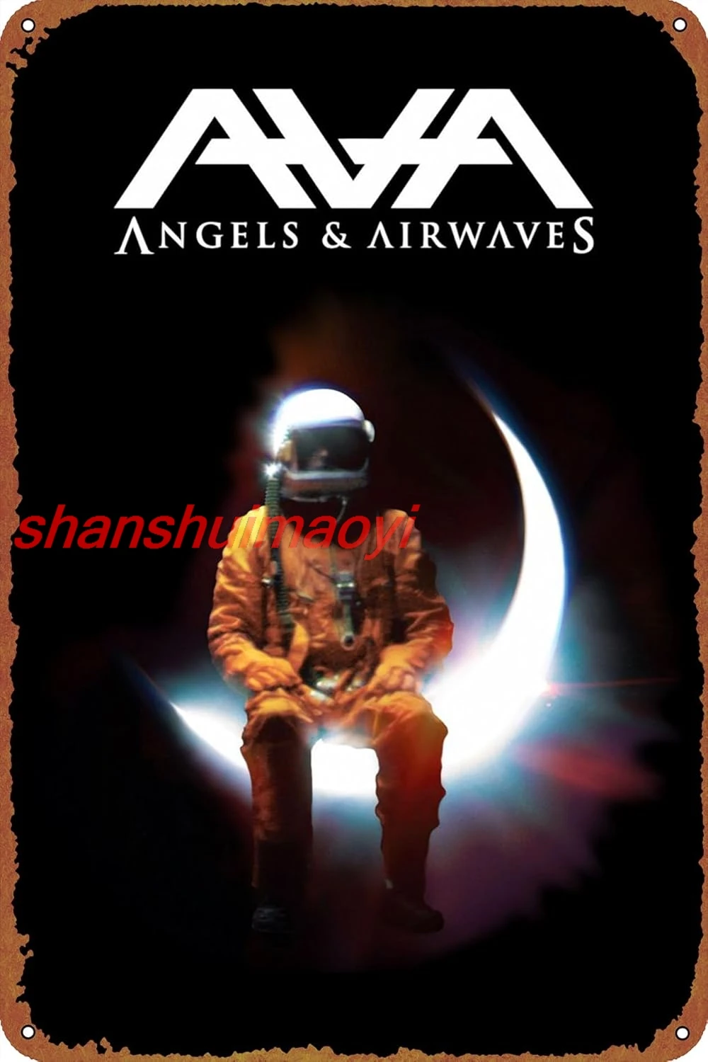 

AVA Angel Airwaves Band Music Metal Tin Sign Hanging Retro Sign Kitchen Wall Poster Garage Cafe Bar Pub Man cave Art Novel ASC