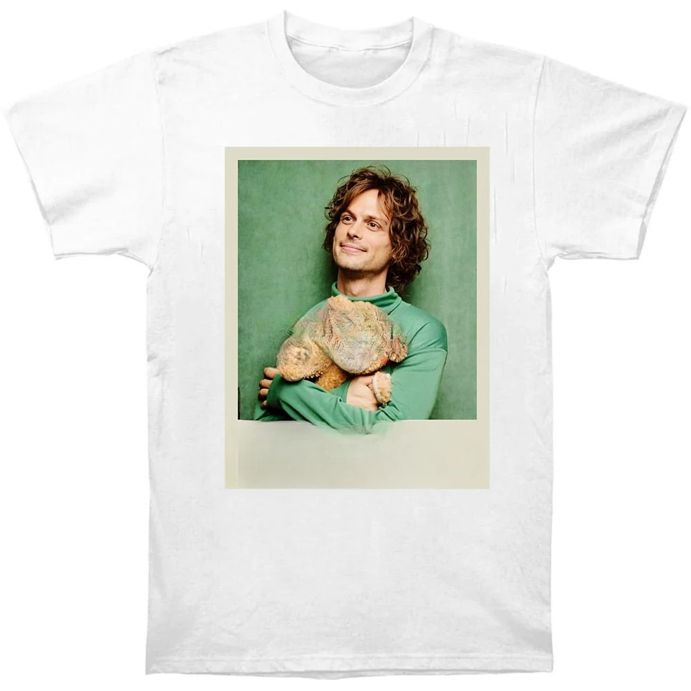 heavyweight Matthew Gray Gubler Spencer Reid Shirt Initial Name And Born Vintage Scratch Old  Photo Pop Album Cover