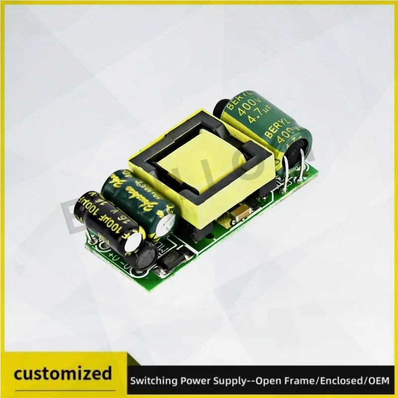 12V300MA 5V500mA 24V100mA تحويل التيار الكهربائي العارية مجلس المدمج في وحدة الطاقة الصغيرة الحجم AC-DC12V وحدة الطاقة يمكن دبوسها