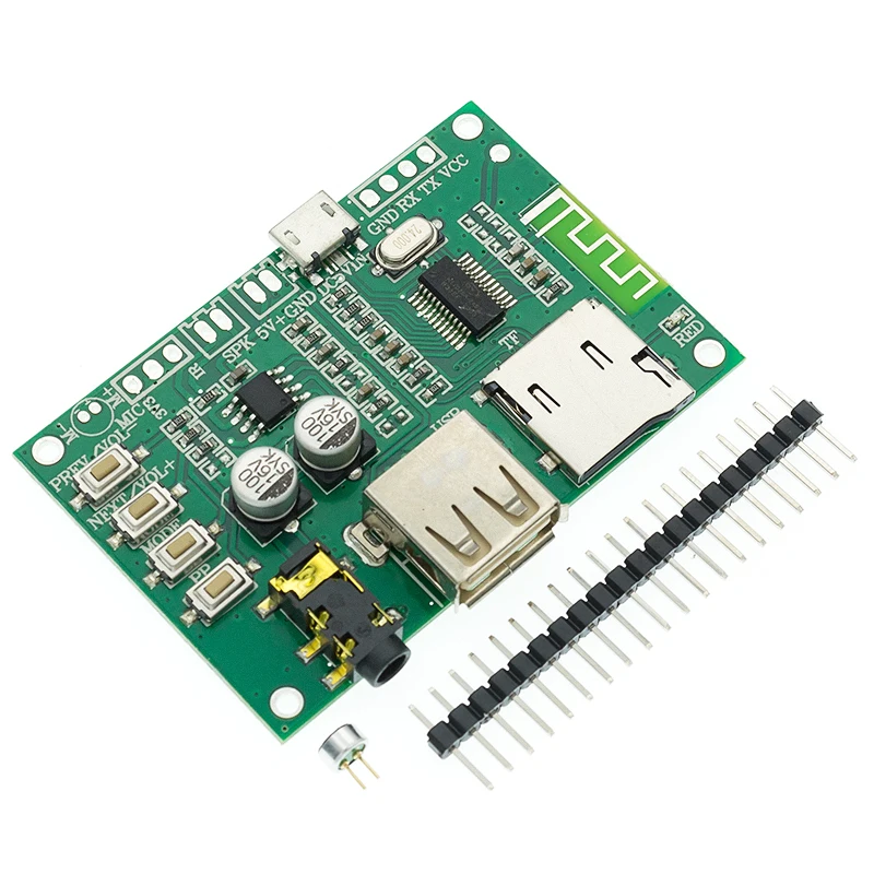 BT201 Dual Mode 5.0 Bluetooth Lossless Audio Power Amplifier Board Module Tf Card U Disk Ble Serial Port Transparent Trans