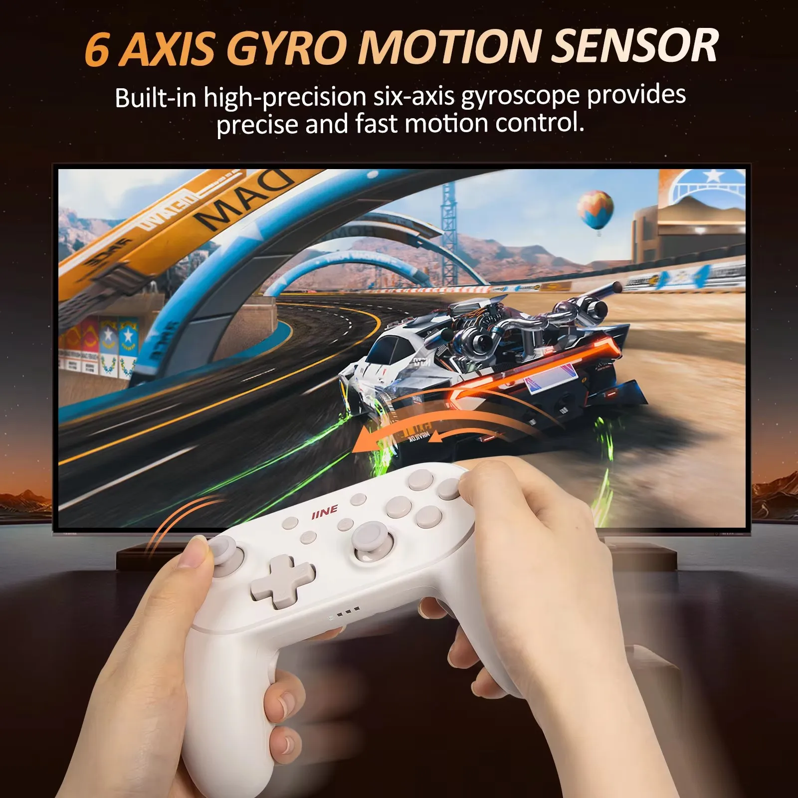 Iine Athena Controller Hall Effect Trigger Ondersteuning Macro & Turbo Draadloze Controller Compatibel Met Switch/Pc/Ios/Android