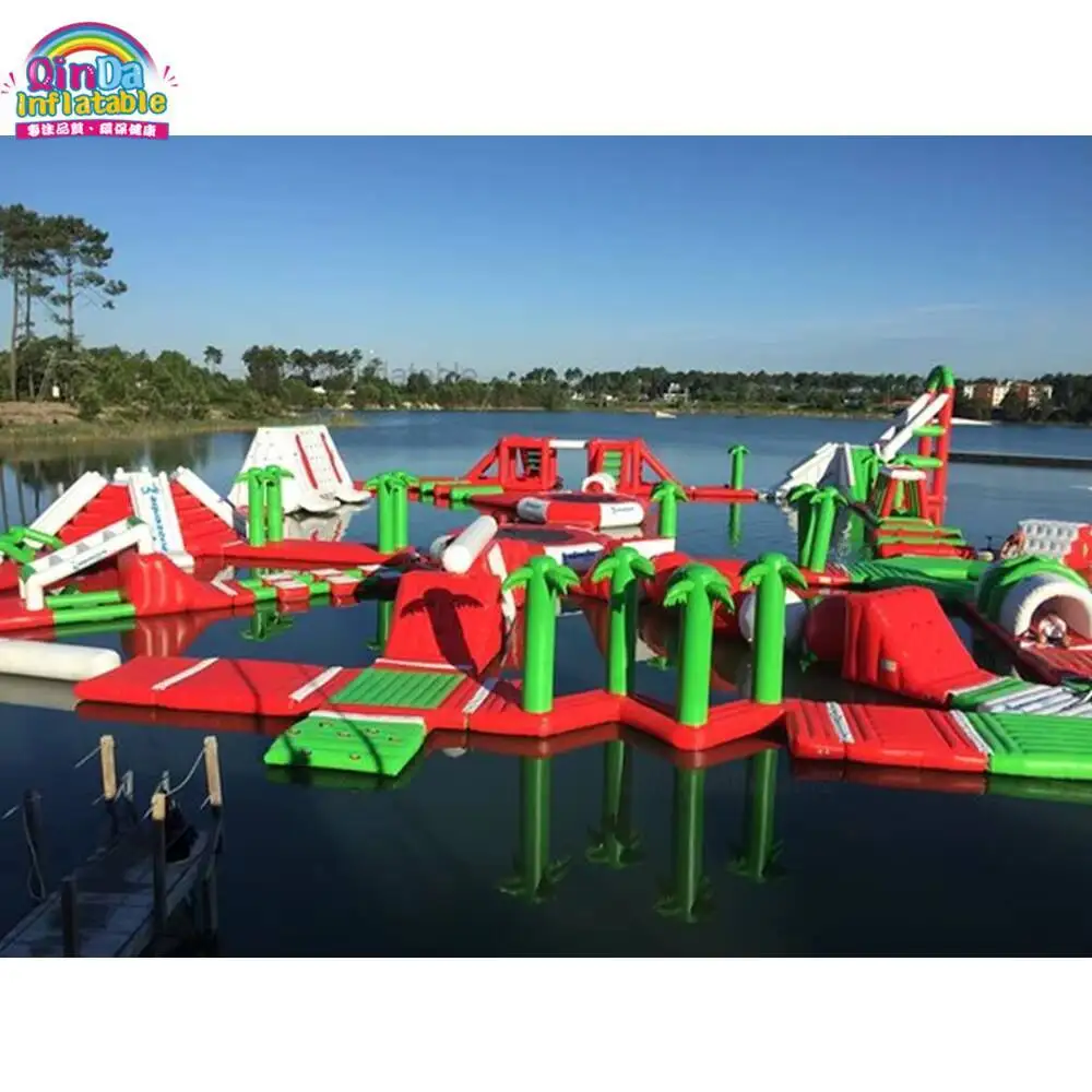Amusement Park Playground Games Inflatable Floating Water Park For Sale