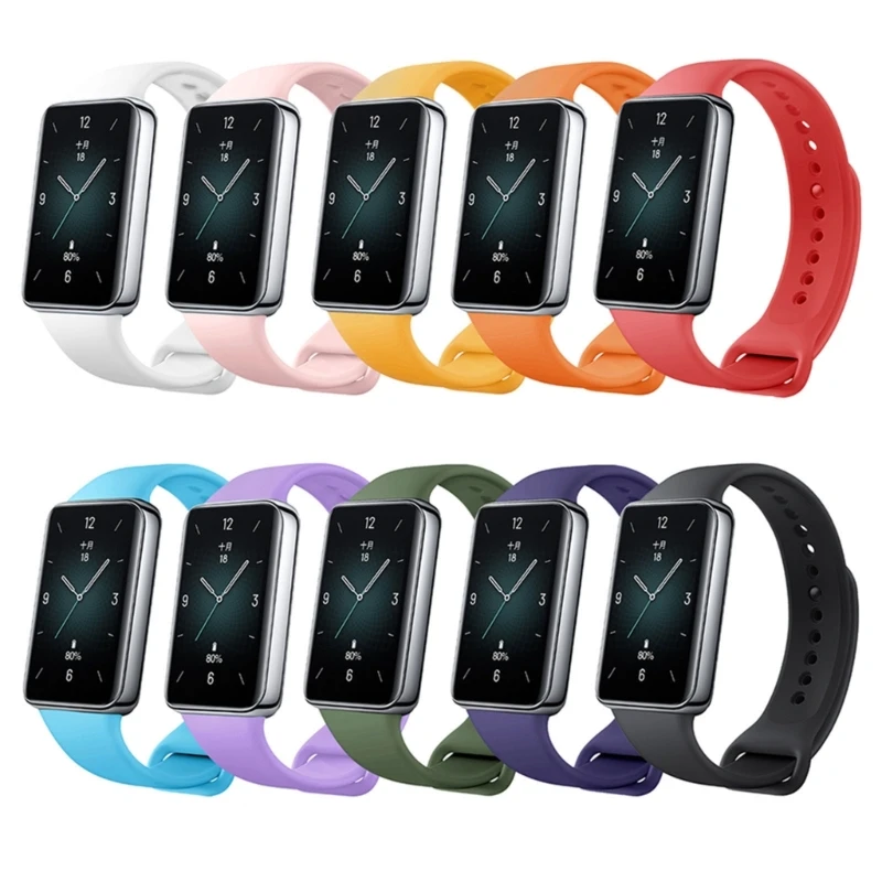 2023 silikonowe paski do bransoletek sportowych Band 9 silikonowy pasek do zegarków