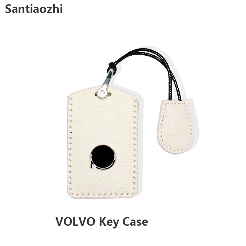 

Leather Car Remote Key Case Cover Shell Protector Fob For Volvo XC90 S90 S60 XC40 XC60 V60 V90 T5 T6 T8 Polestar 1 2010-2022