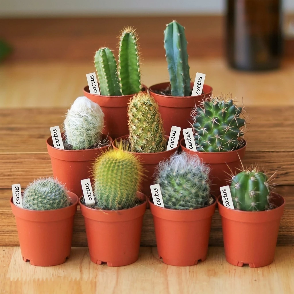 60Pcs Plastic Seedling Pots With Drainage Holes And 100 Waterproof Plant Labels For Gardening
