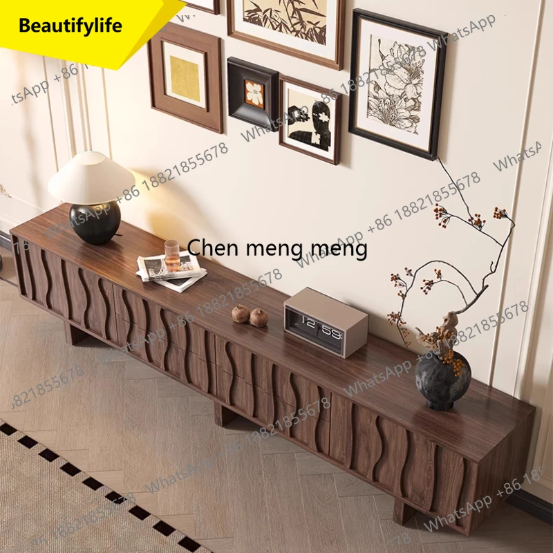 a55 Solid Wood Storage TV Cabinet Organizer Hallway Designer Gamer Universal Tv Table Modern Entertainment Muebles Home Furnitur