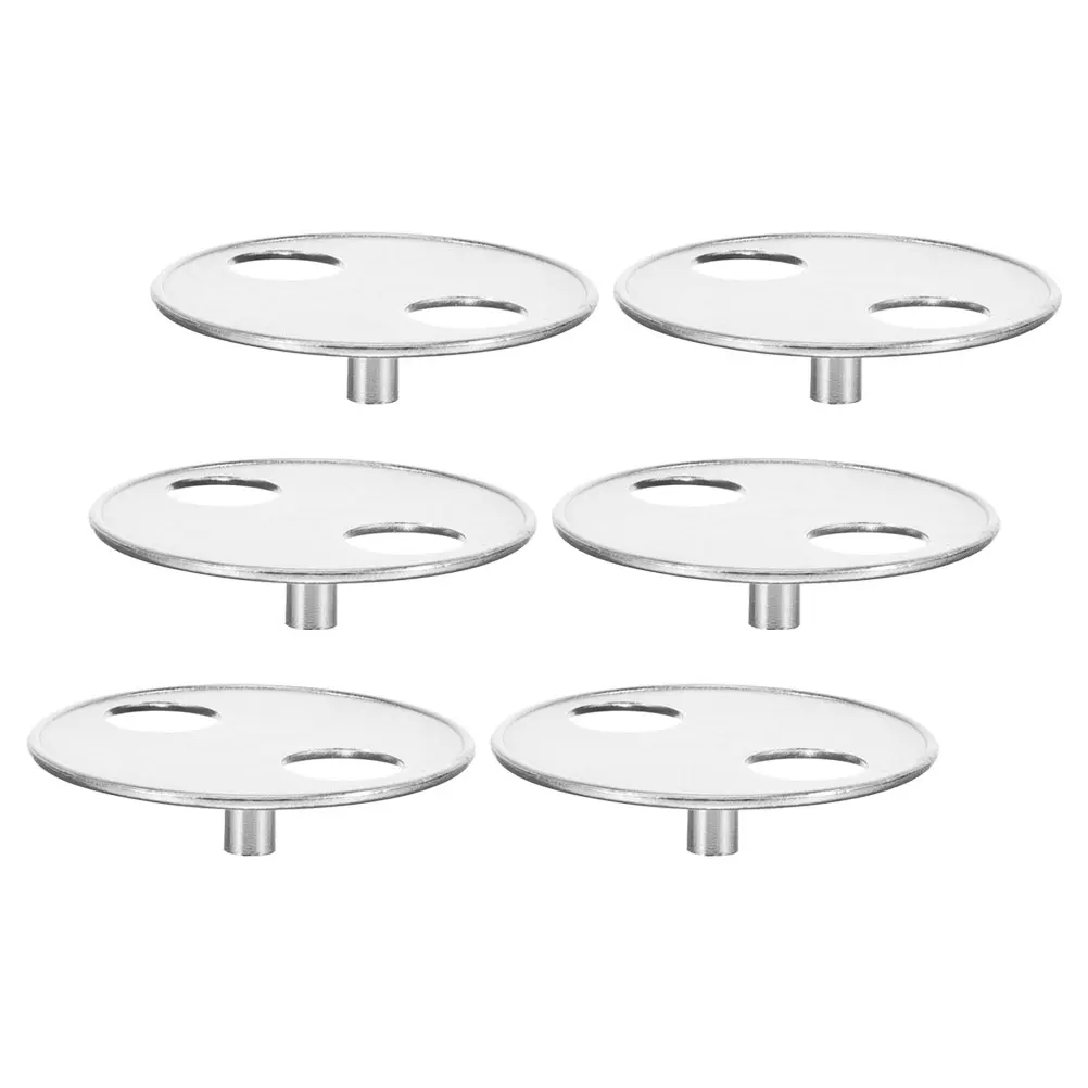 

6Pcs Music Box Winder Key DIY Replacement 55mm Round Base Repair Parts for Music Box Accessories and Craft Projects