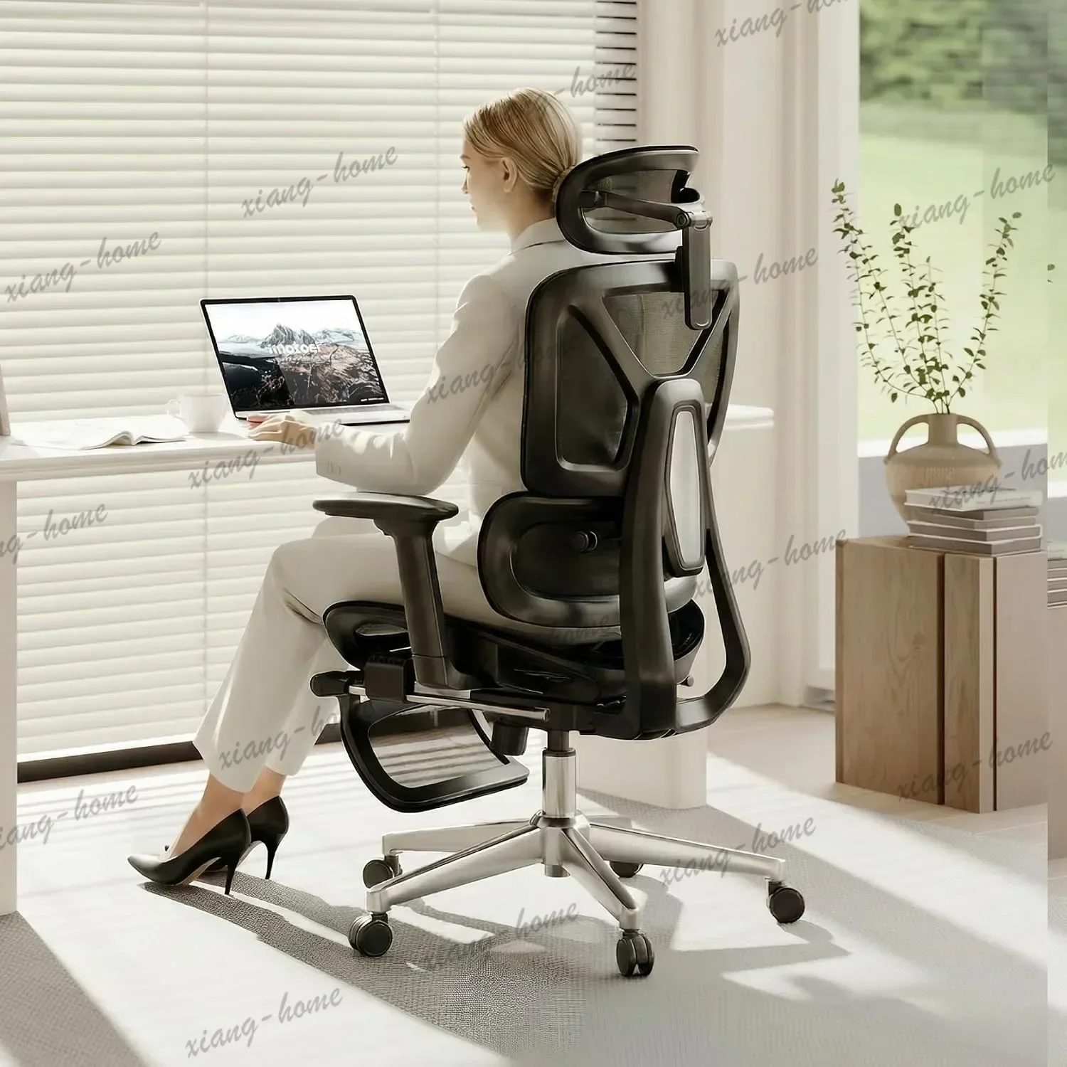 lsReclining Breathable Comfortable Office Chair Rotating Padded Flexible Versatile Office Chair Chaise Ergonomique Home Furnitur
