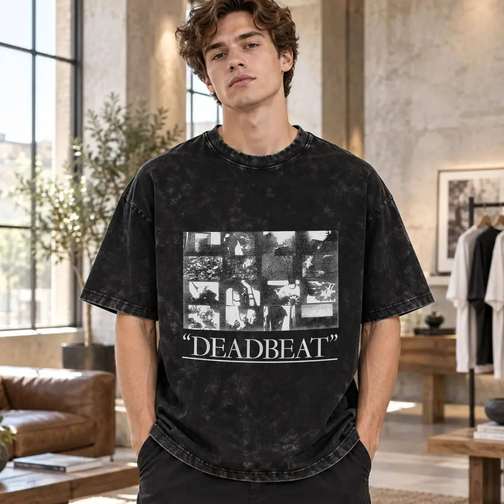Tame Impalas Washed T-Shirt Couple  Streetwear Casual T Shirts Summer O-Neck Trending Tee Shirt Custom DIY Oversized Tops
