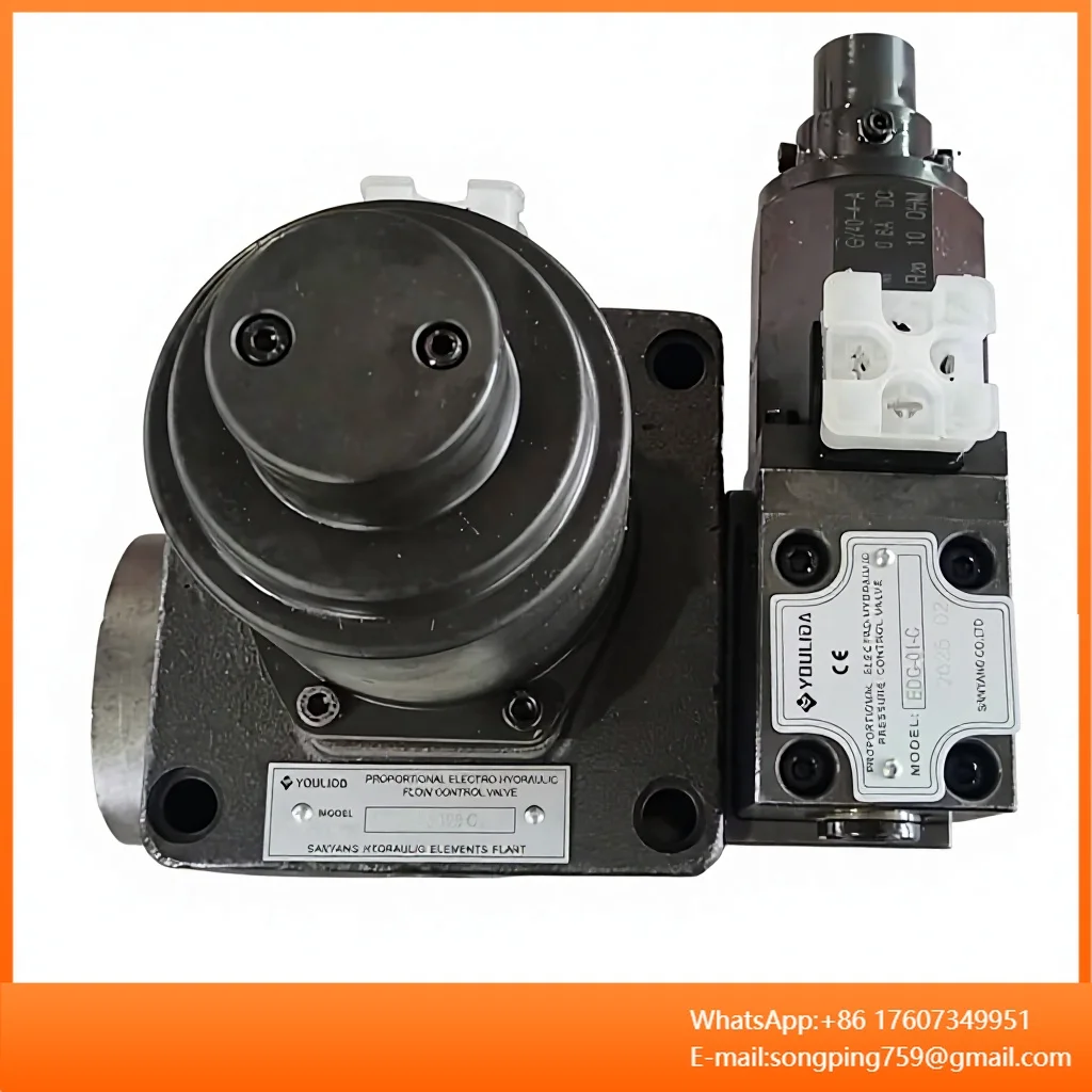 

Oil Pressure Electric Magnetic Proportional Compound Valve Two-way 125L/min Flow 21MPa Max Pressure EFBG-03-125-C