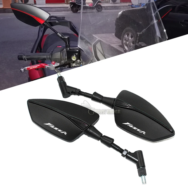

Motorcycle Mirror For YAMAHA FZ1 FZ6 FZ8 FAZER FZ 1 FZ 6 FZ 8 all annual Universal 8MM 10MM Rearview Side Mirrors