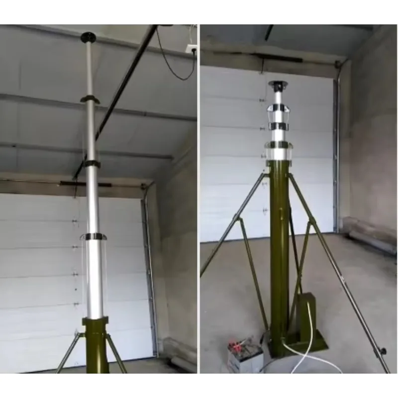 6m electric tripod telescoping antenna pole fast extending pole
